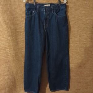 Levi's Dark Blue Wide Leg Jeans